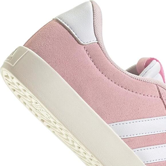 NWT adidas Women's Vl Court 3.0 Sneaker, Clear Pink/White/Off White, 8 - Picture 6 of 7